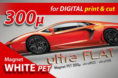 Bild von Guandong Magnetrollen - Magnetisches weißes PET ultra flach für den Digitaldruck