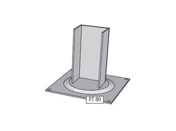Picture of Alusign Outdoor Foot for Square Post, 1 track