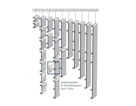 Picture of Alusign Indoor Face Panel Profile, 1 Sliding