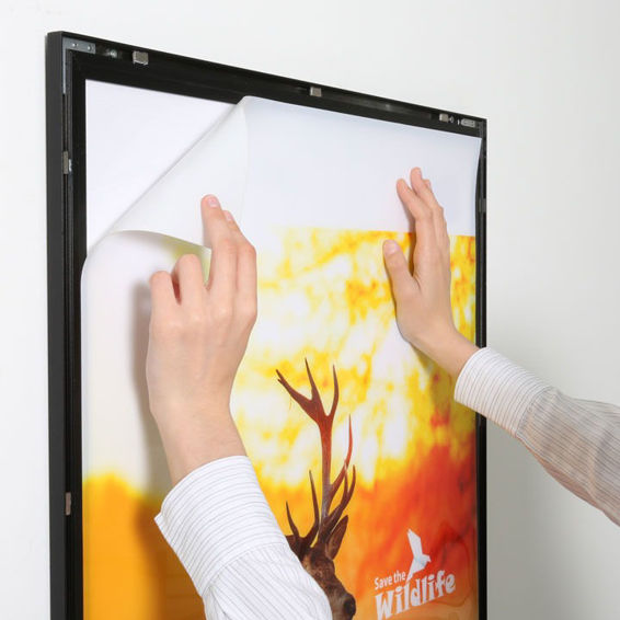 Picture of M&T Displays Clik-clak Snap Frames LED - LEDbox Magneco
