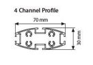 Picture of M&T Displays Free Standing Banner Set - Central Pole with Base