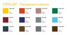 colour specifications
