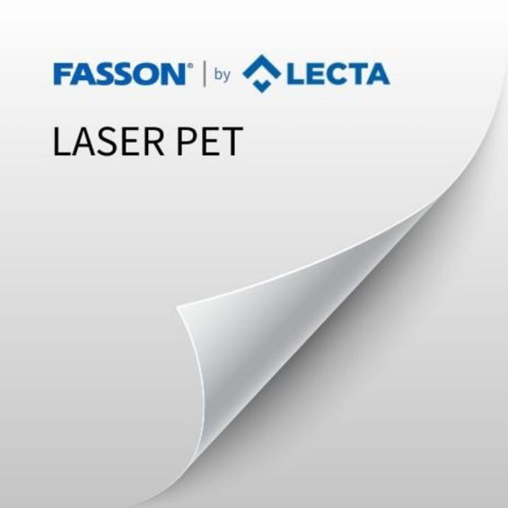 FASSON Laser PET White Gloss PERM. - Plain 32x45 (FPG71P001) 1/100 DRY TONER